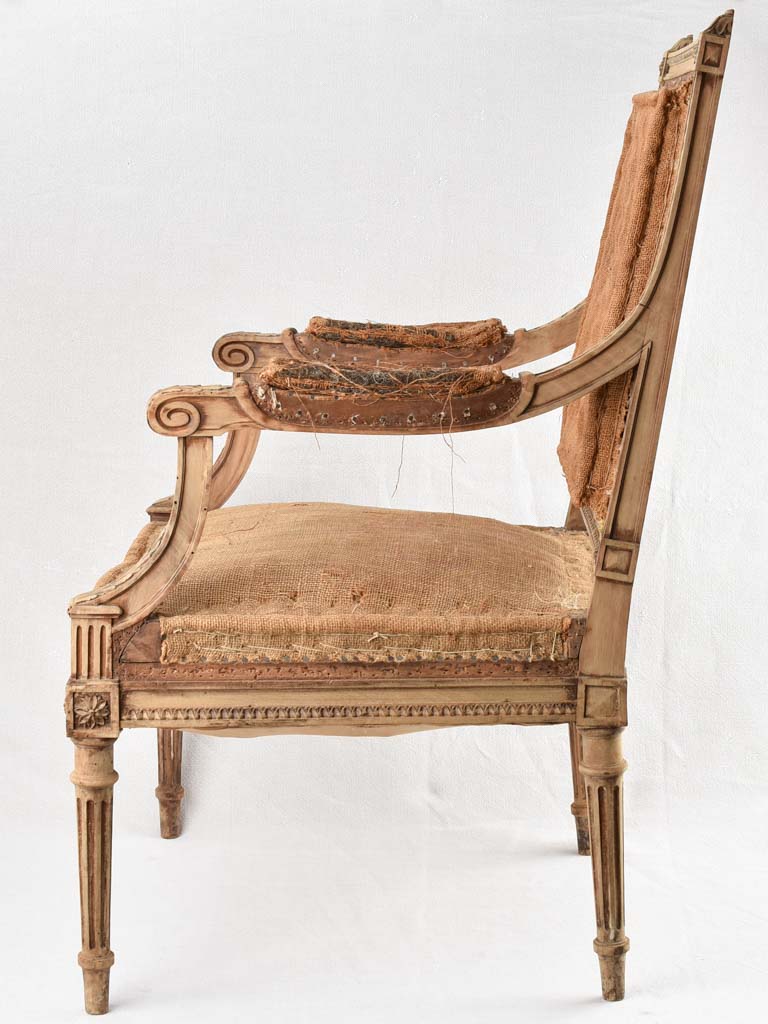 Pair of antique Louis XVI armchairs