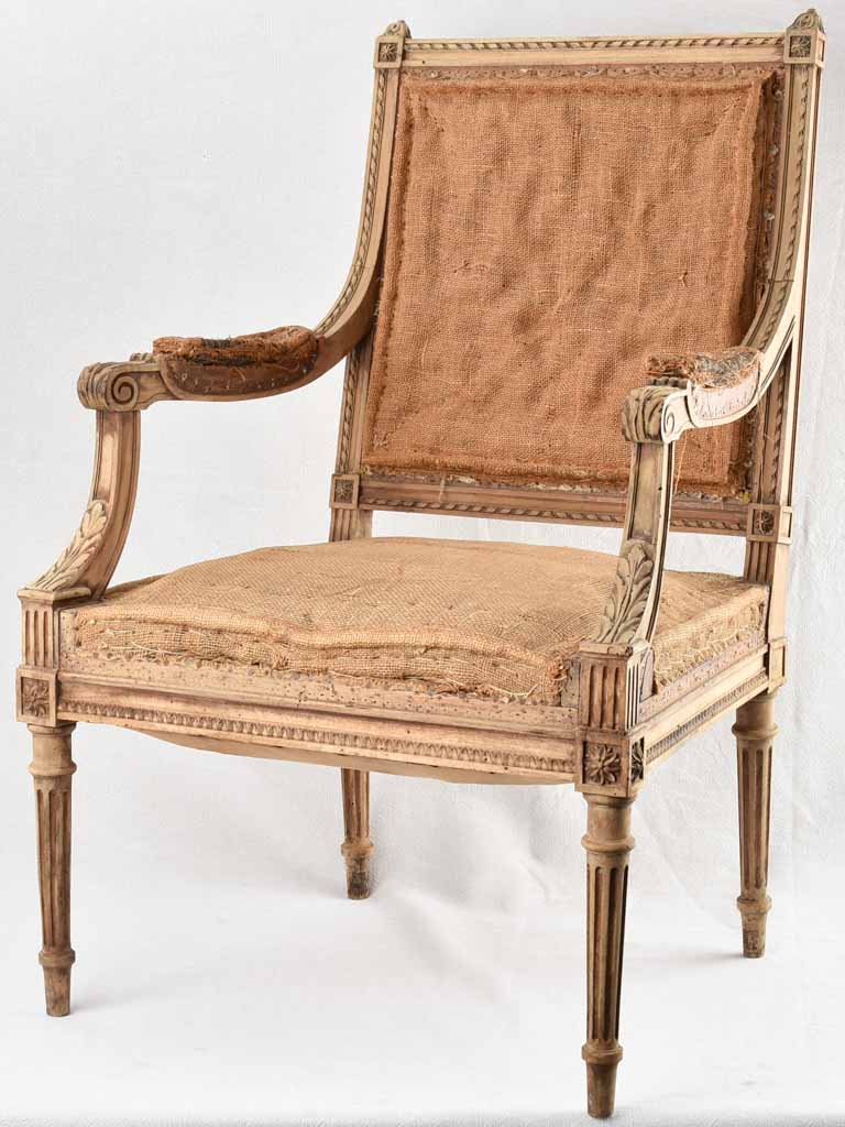Pair of antique Louis XVI armchairs