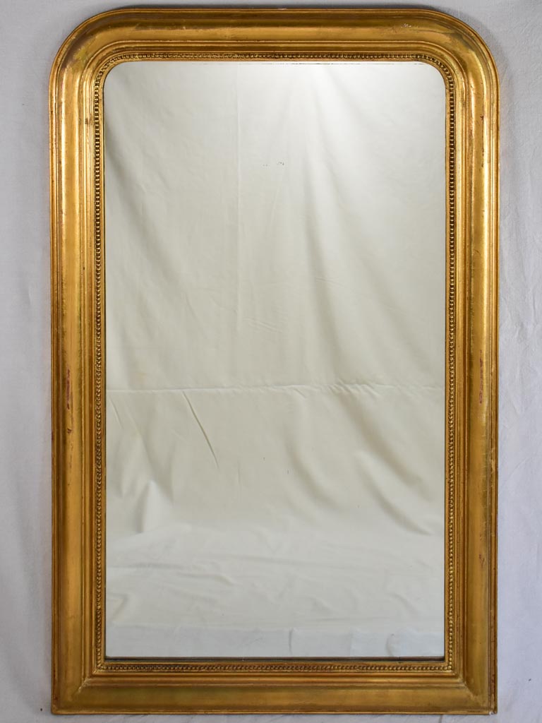 Large Louis Philippe mirror with gilt frame 36½" x 58"