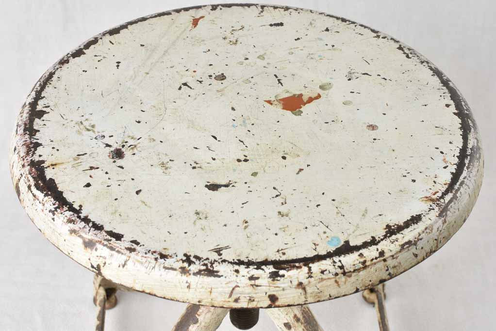 1950s Mechanic's Adjustable Workshop stool
