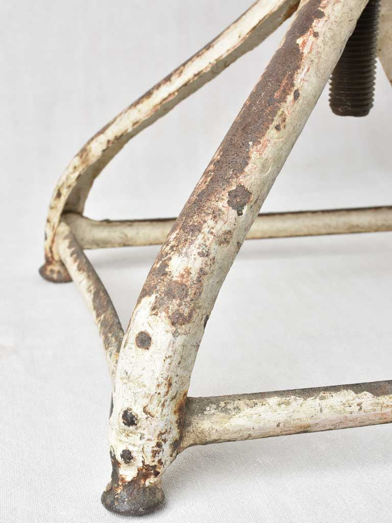 Retro French Workshop Adjustable Stool
