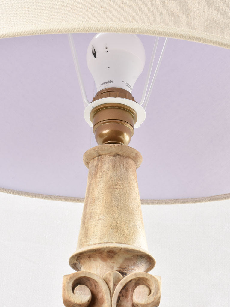 Pair of 19th century table lamps 33½"