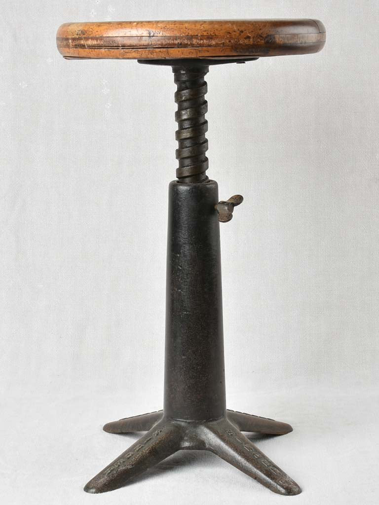 Industrial Singer stool - early 20th century