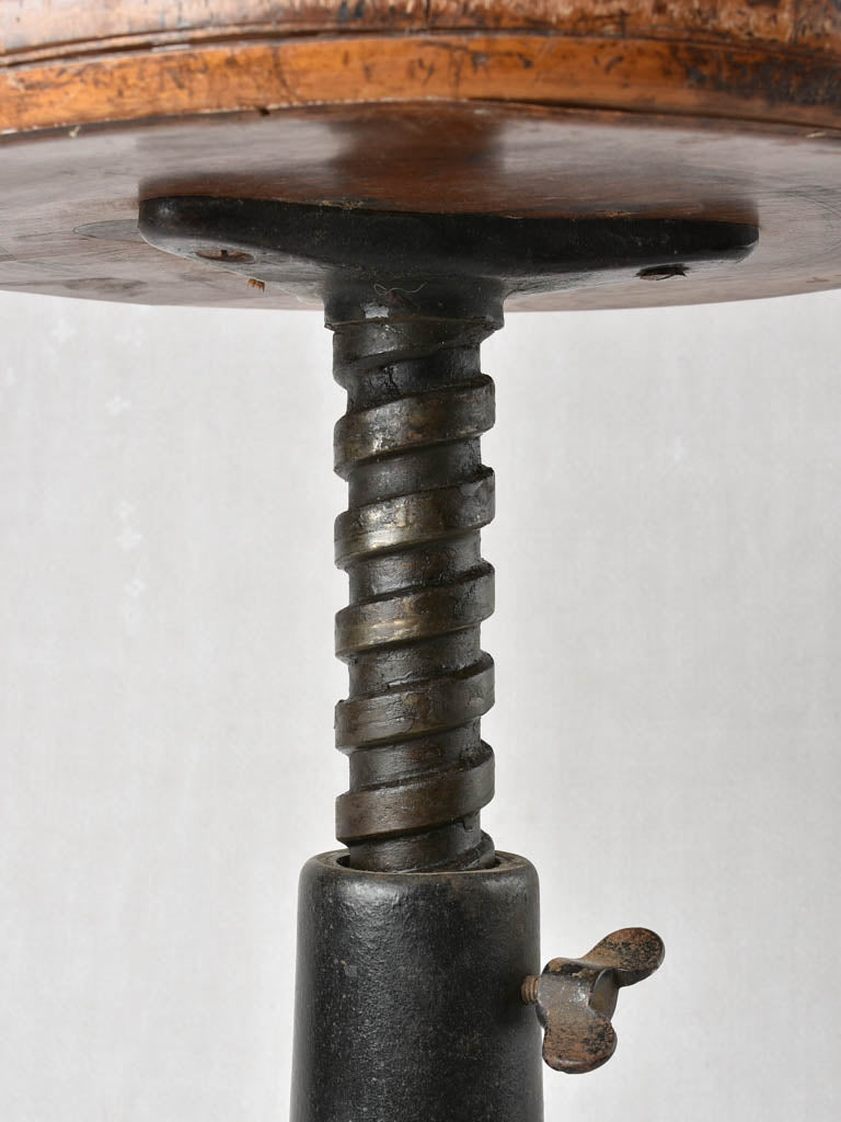 Industrial Singer stool - early 20th century