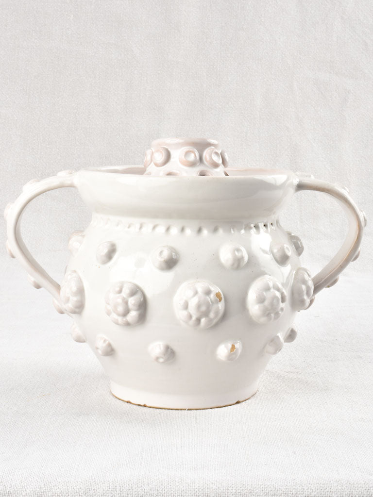 Émile Tessier tulip vase / lidded incense holder