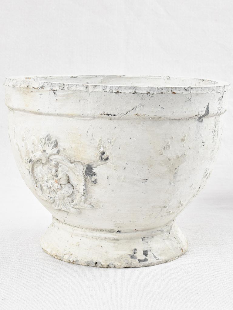 Set of 6 vintage cachepots - plaster 6¾"