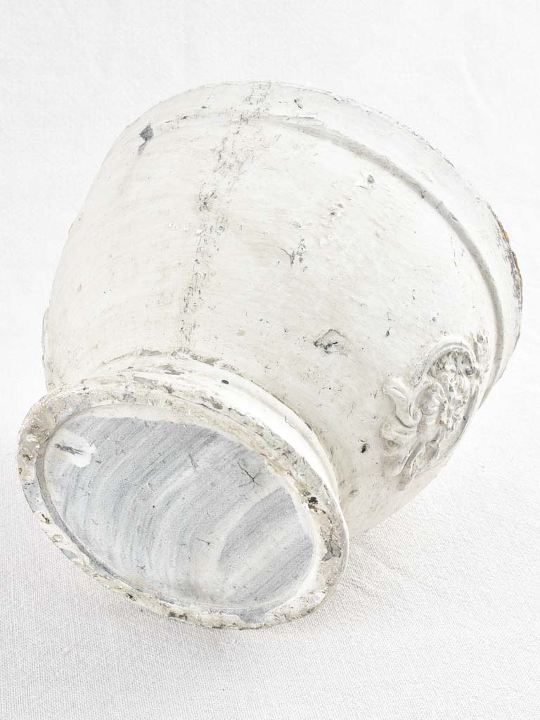 Set of 6 vintage cachepots - plaster 6¾"