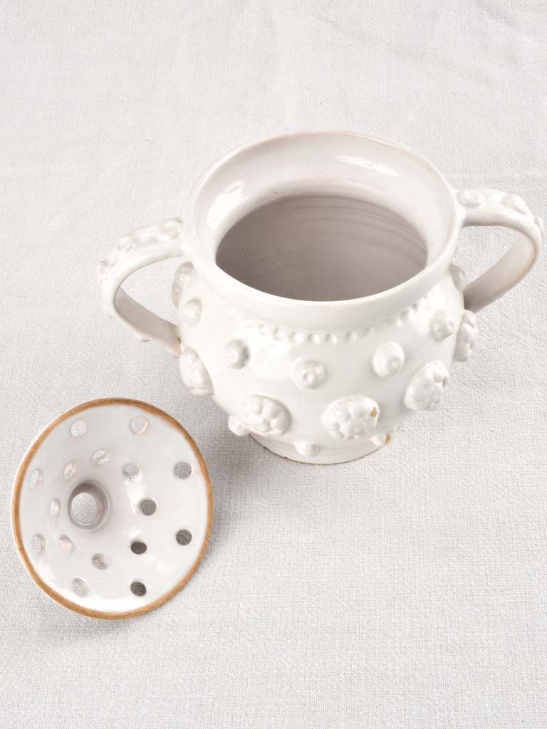 Émile Tessier tulip vase / lidded incense holder