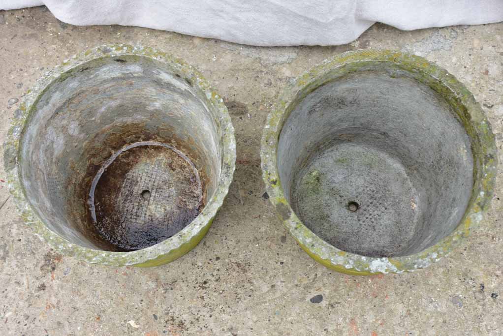 Pair of Willy Guhl tapered flower pots