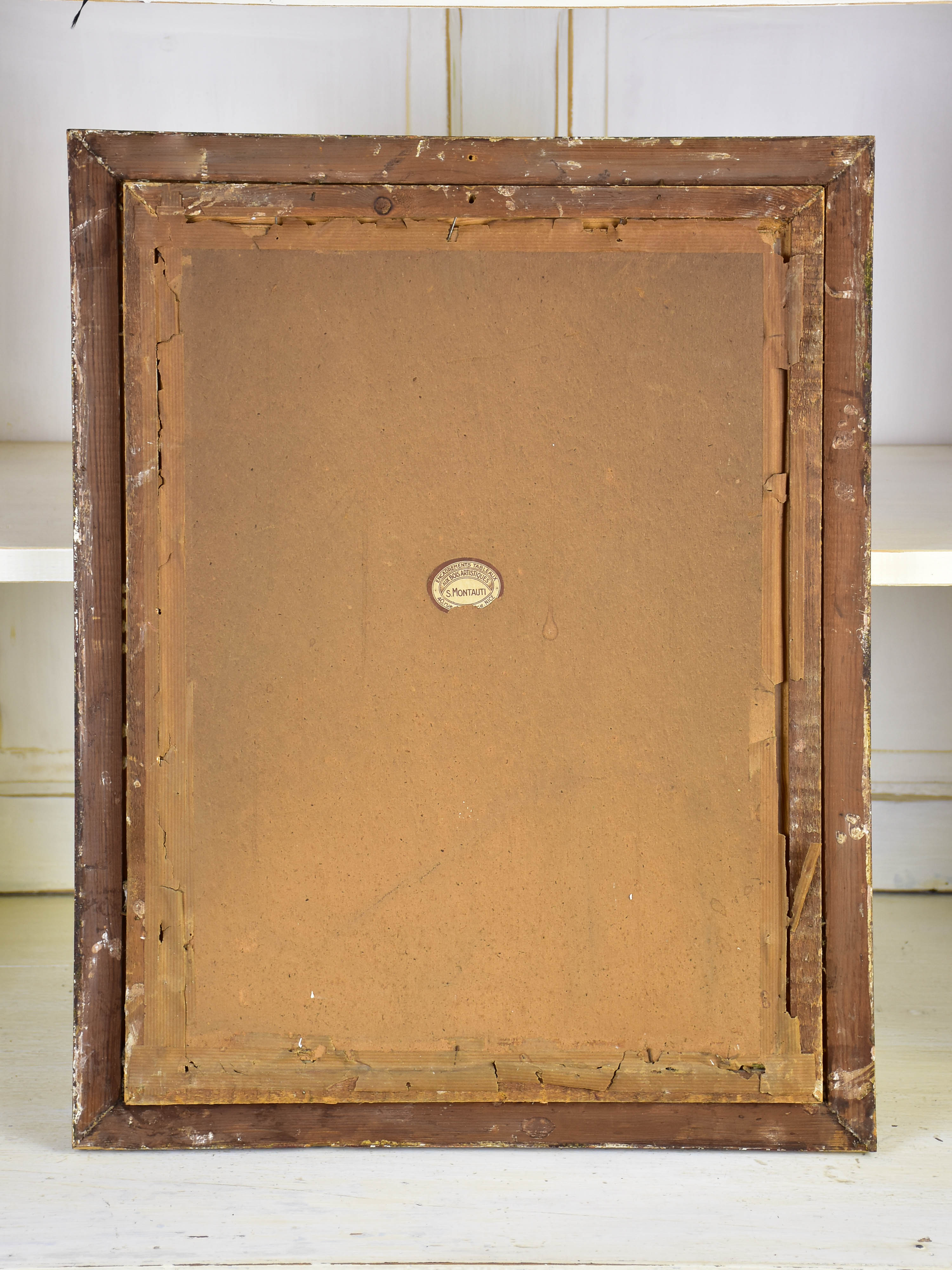 Antique water colour painting - oriental scene 24” x 19”