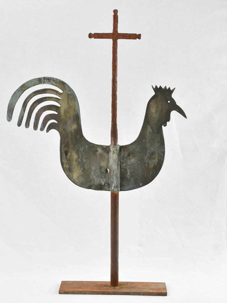 Salvaged 19Th-Century belltower Rooster 31½"