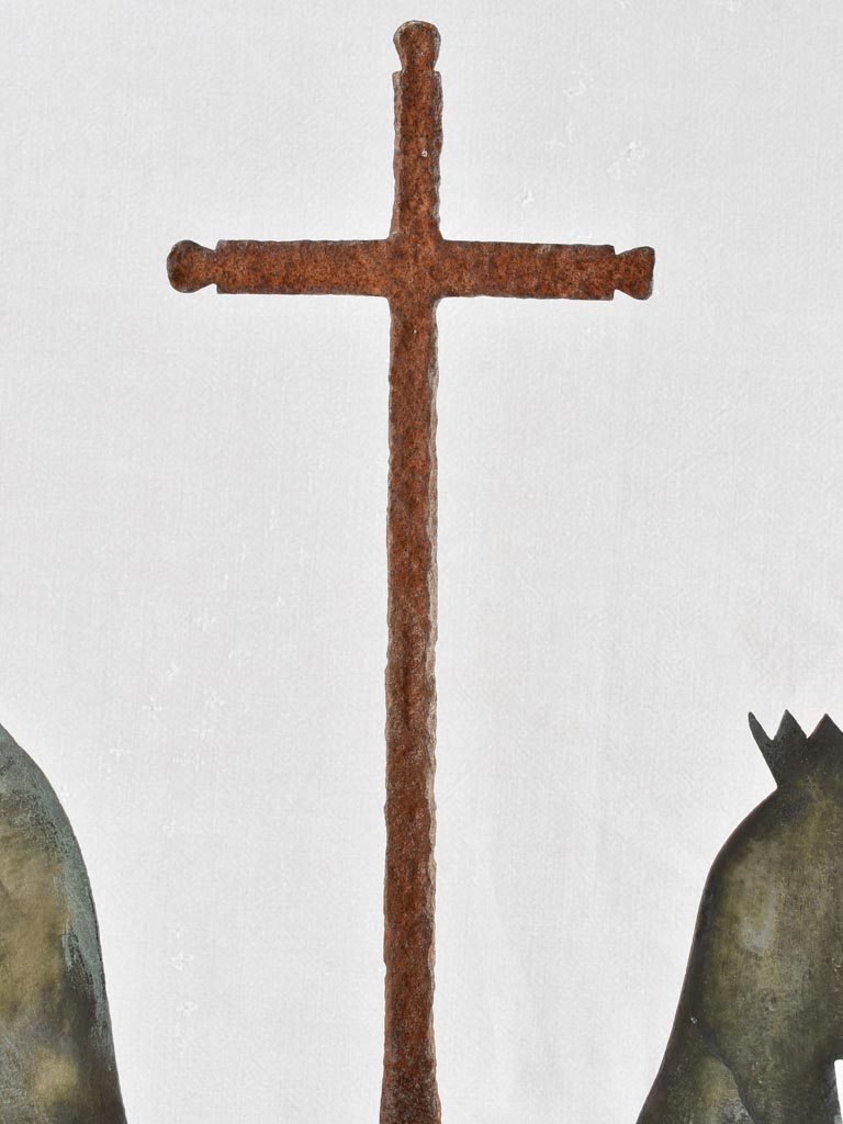 Salvaged 19Th-Century belltower Rooster 31½"