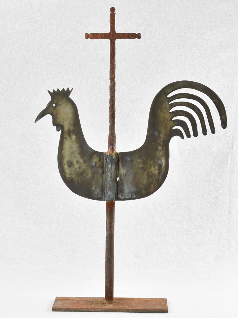 Salvaged 19Th-Century belltower Rooster 31½"
