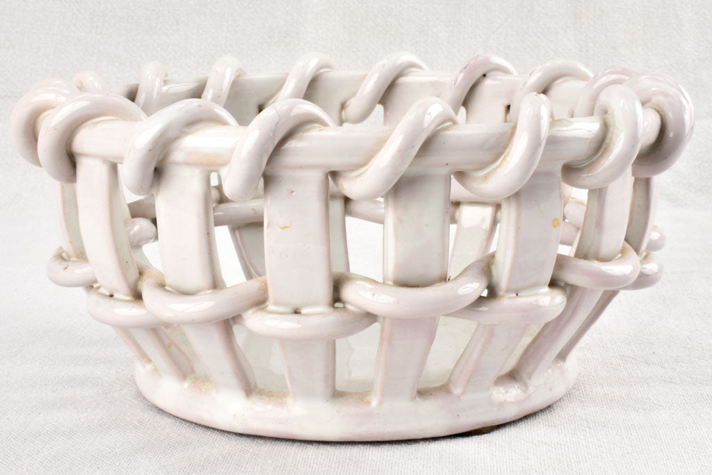 3 woven bowls 1950s Malicorne Émile Tessier