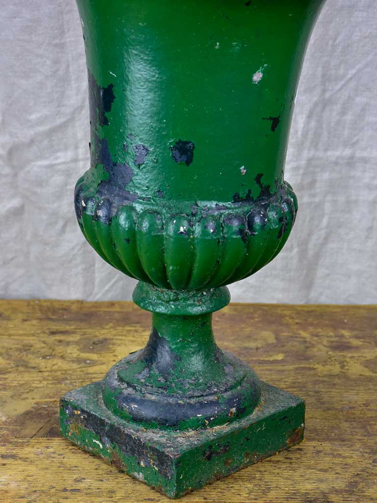 Antique French Green Medici urn