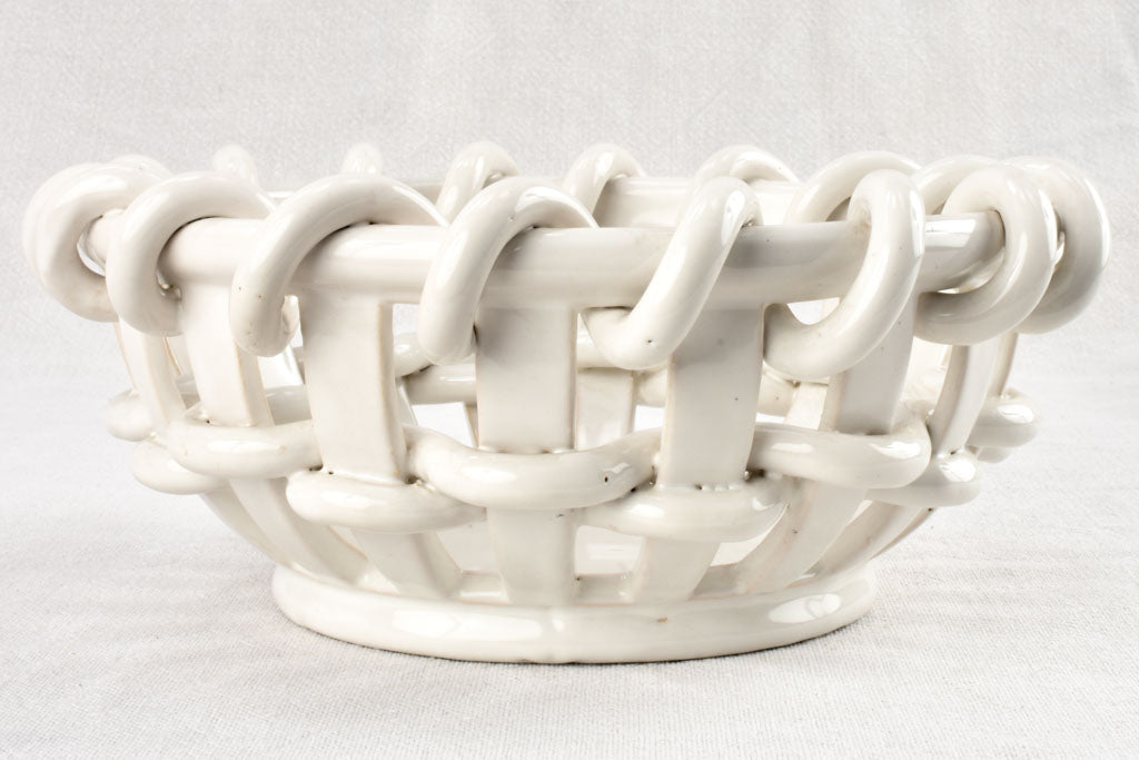 3 woven bowls 1950s Malicorne Émile Tessier