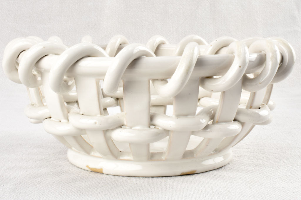 3 woven bowls 1950s Malicorne Émile Tessier