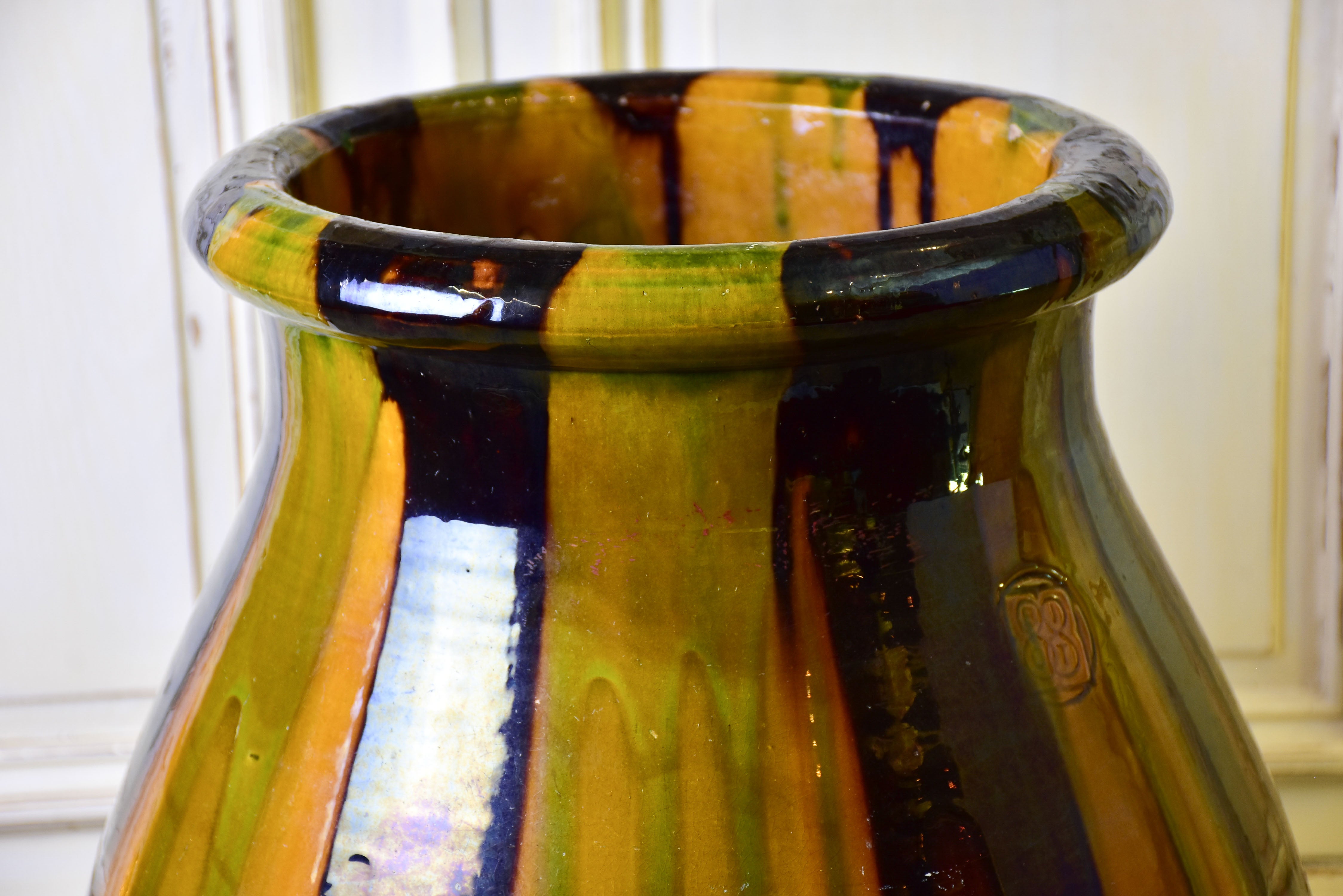 Antique French biot jar