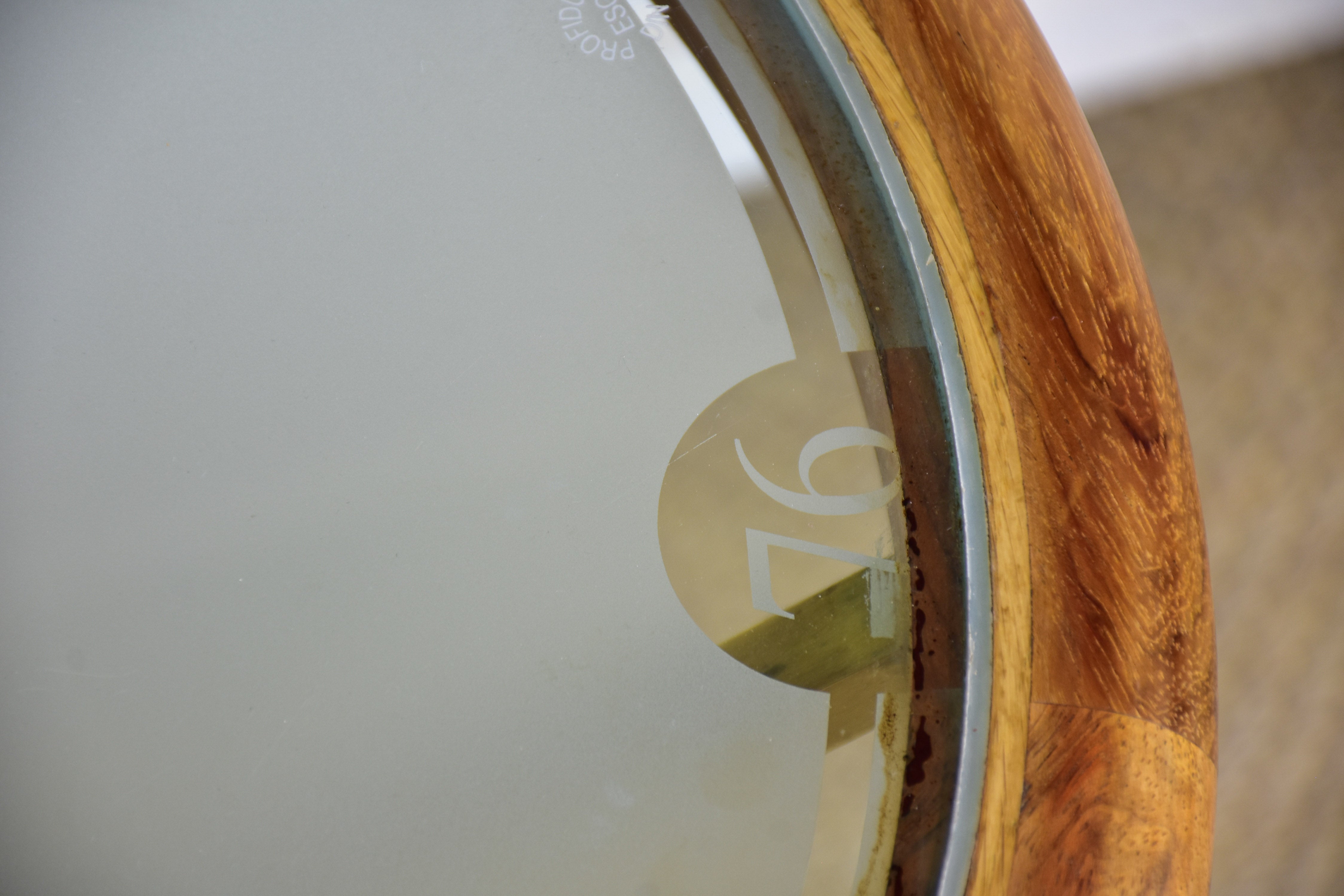 Pair of mid-century side tables from a yacht