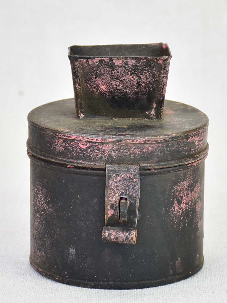 Antique French money collection tin