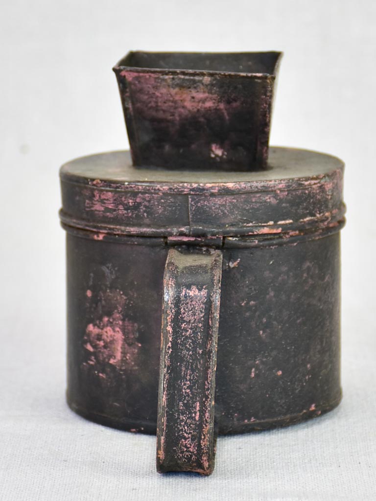 Antique French money collection tin