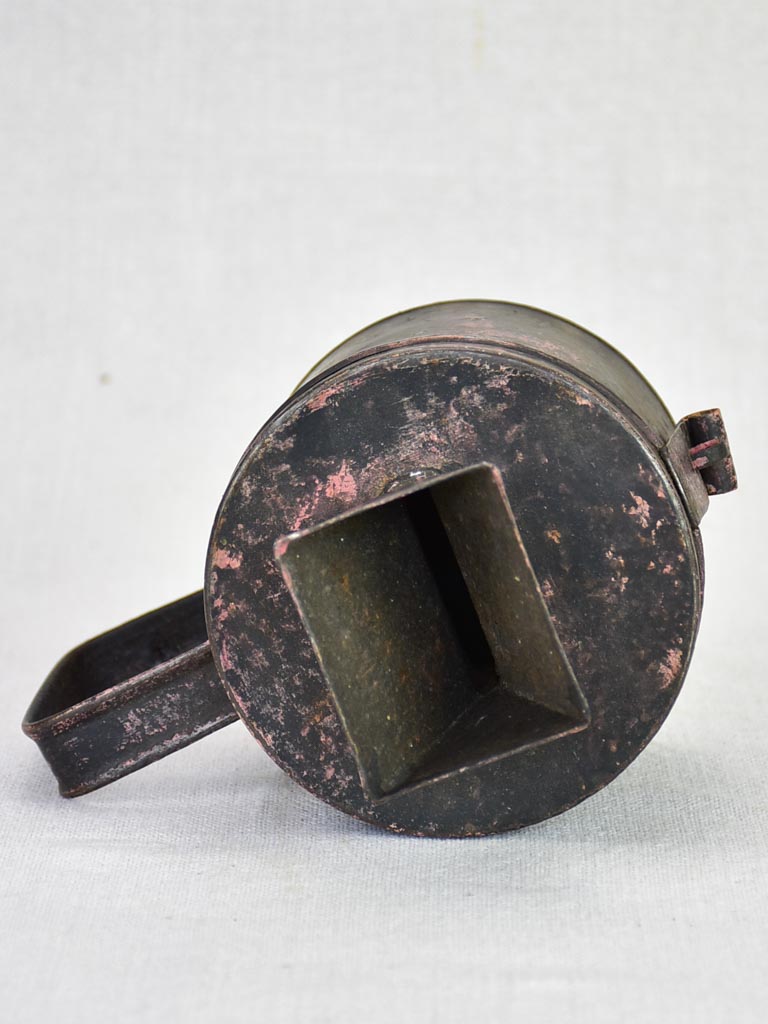 Antique French money collection tin