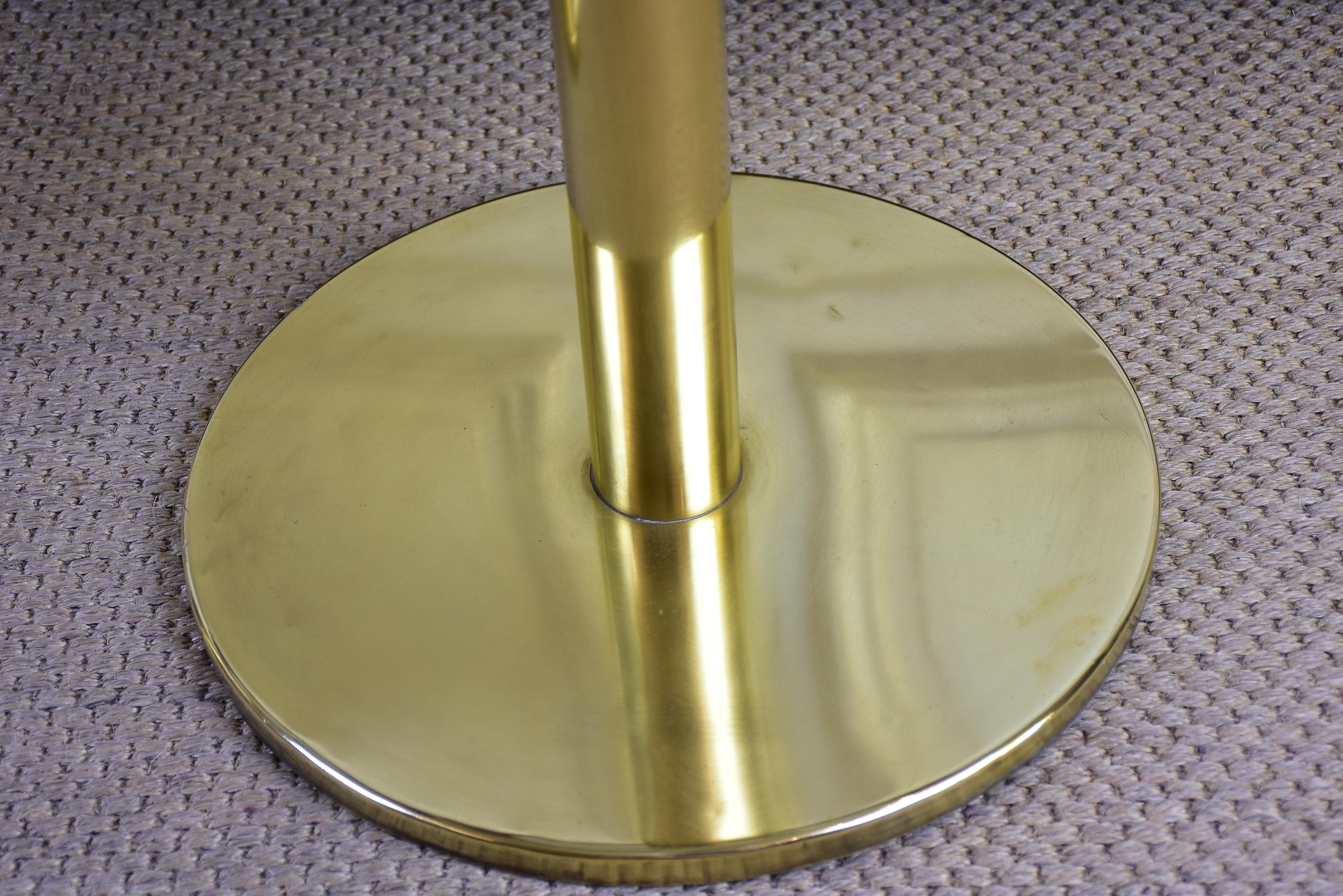 Pair of mid-century side tables from a yacht