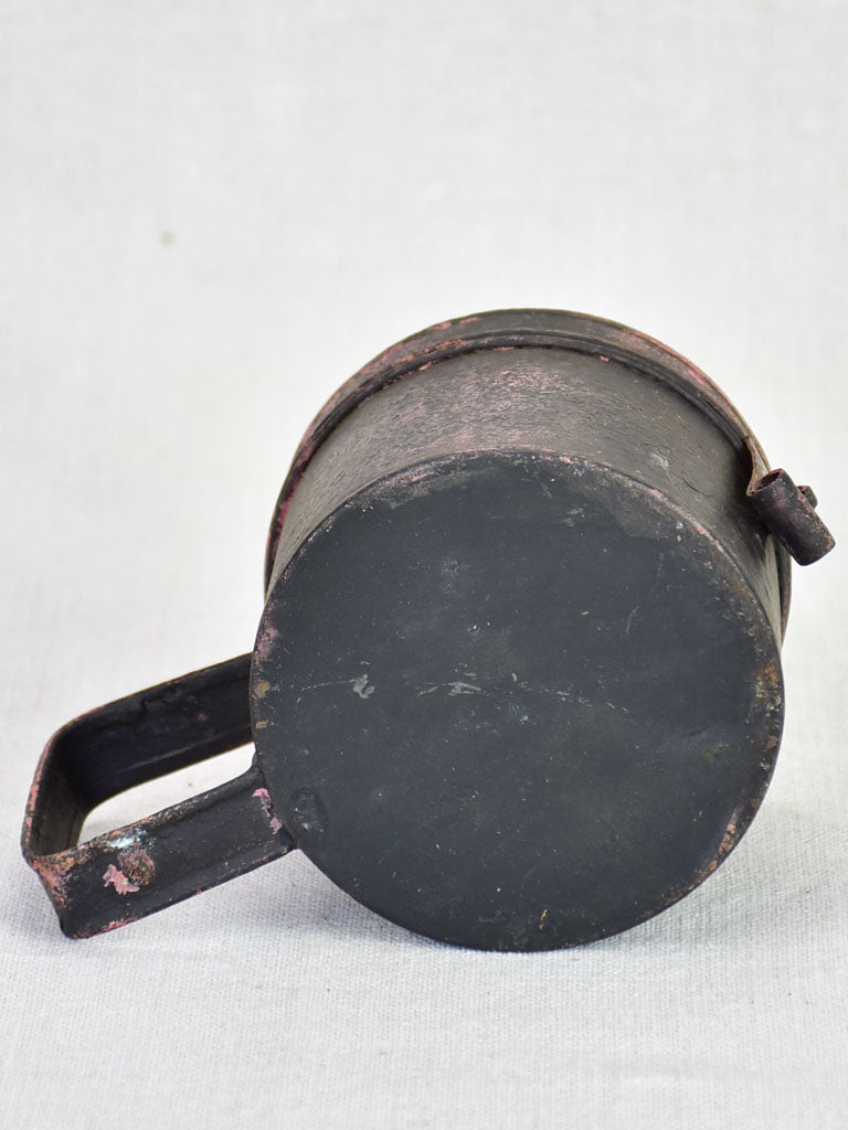 Antique French money collection tin