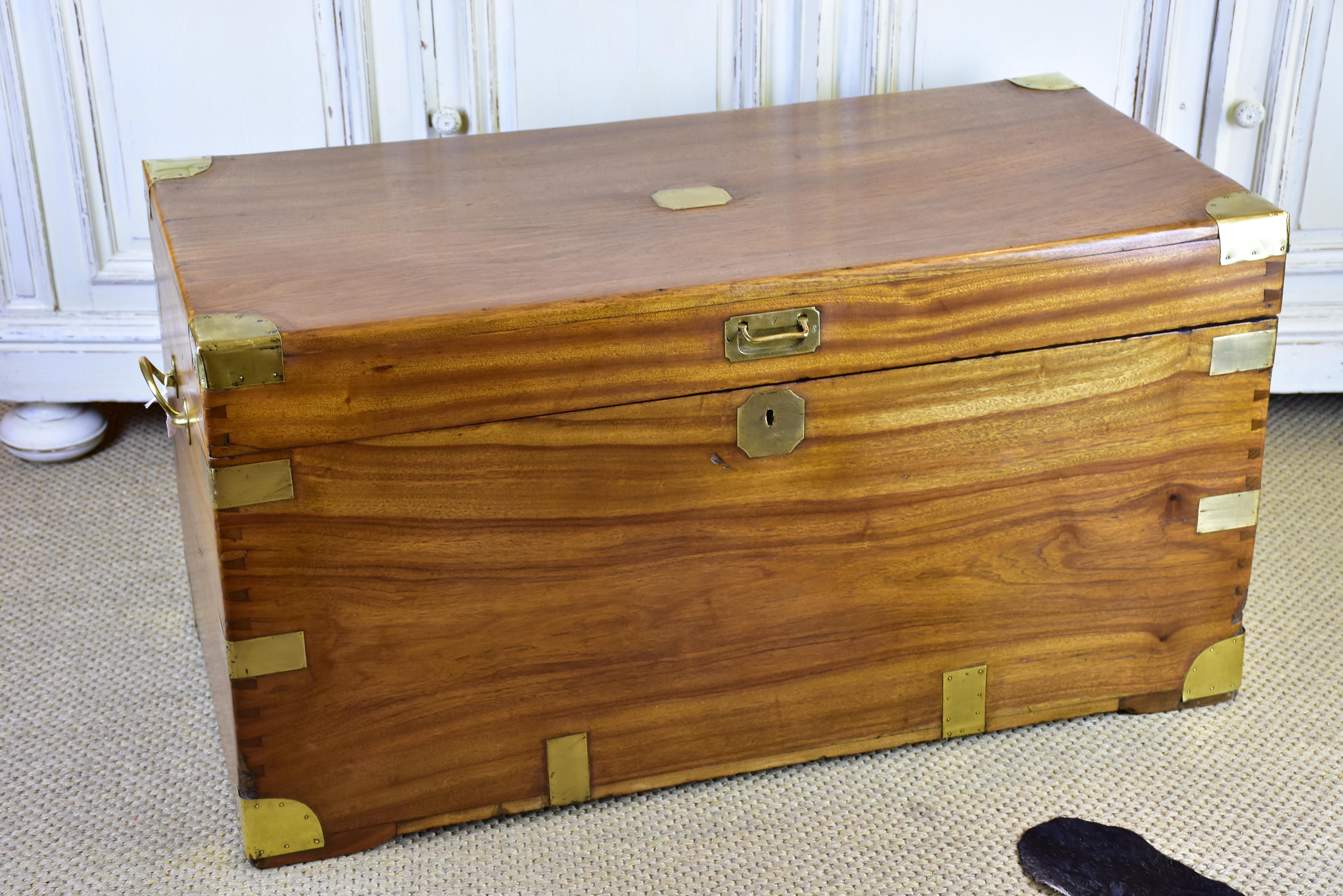 19th century French camphor trunk