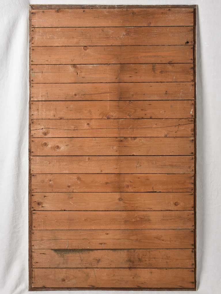 RESERVED BDT Large French bistro mirror - painted walnut 56¼" x 34¾"
