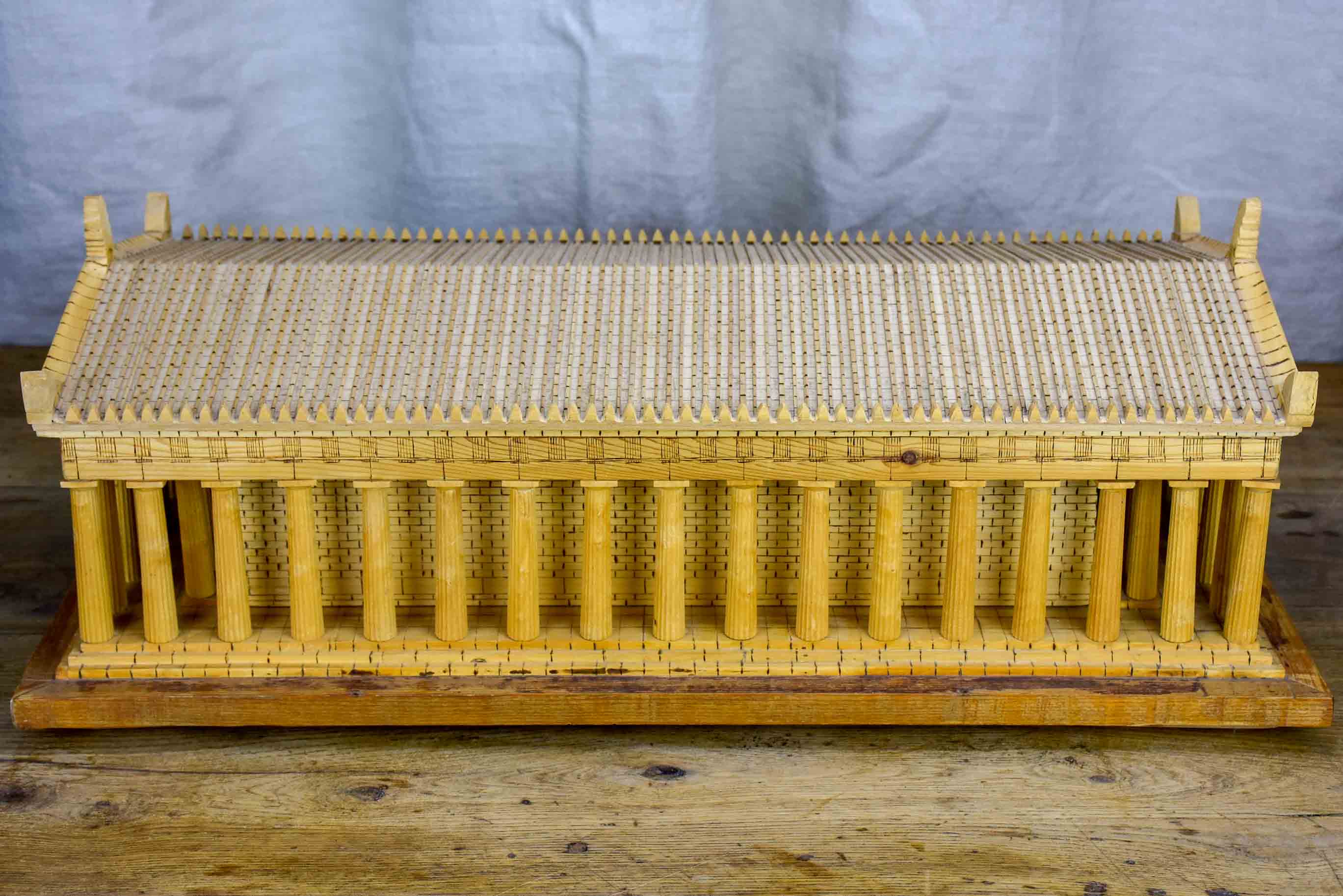 Vintage scale model of the Parthenon
