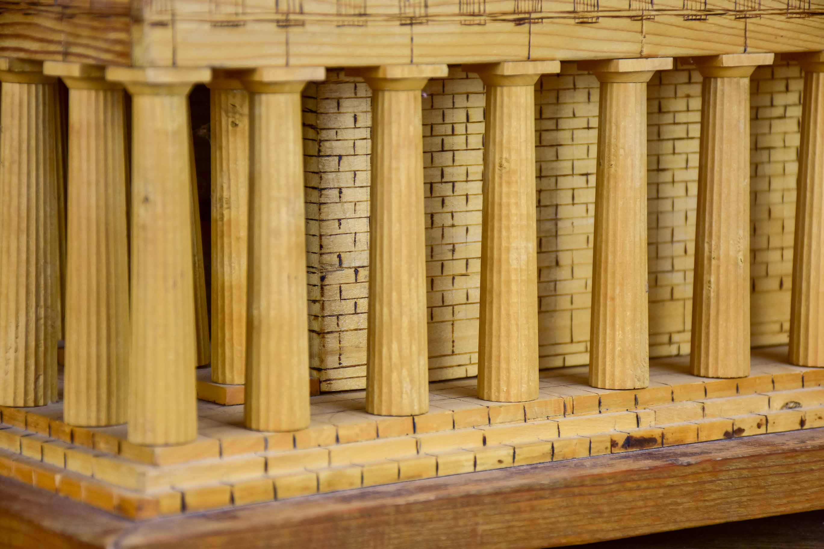 Vintage scale model of the Parthenon