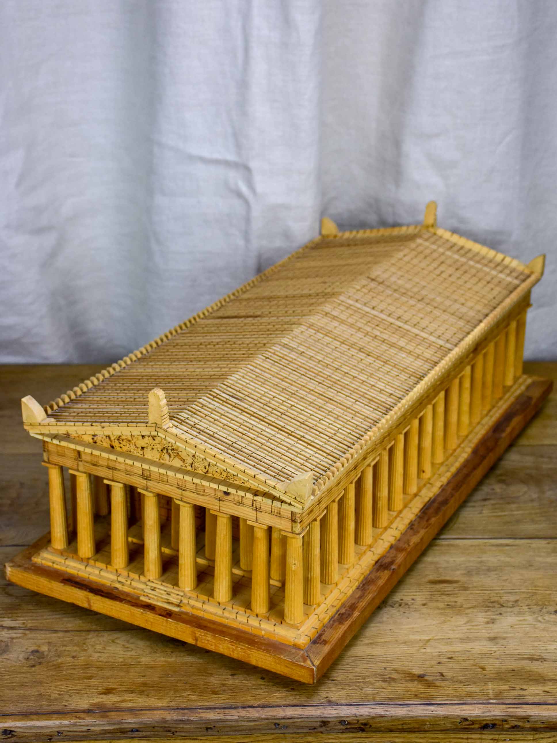 Vintage scale model of the Parthenon