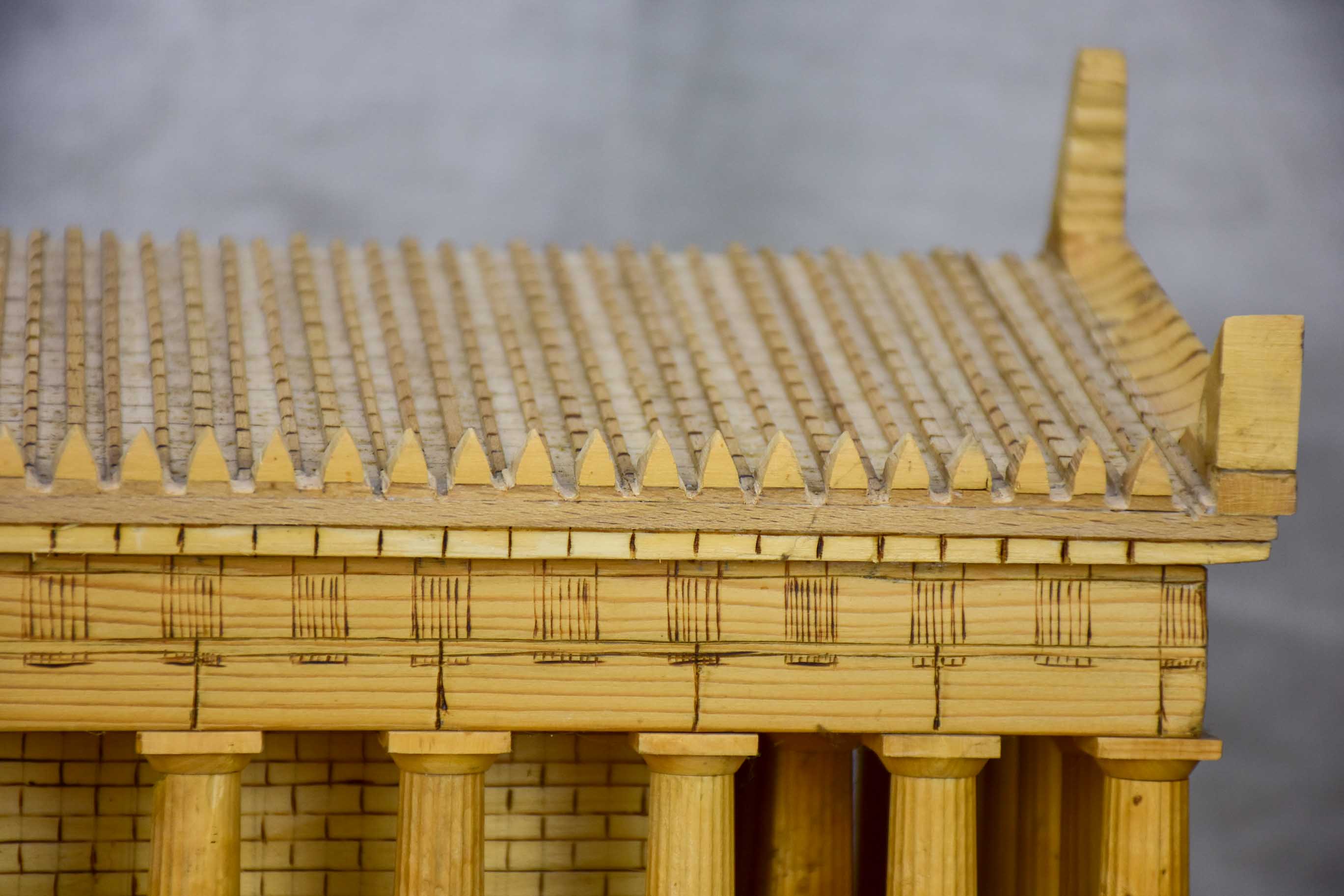 Vintage scale model of the Parthenon