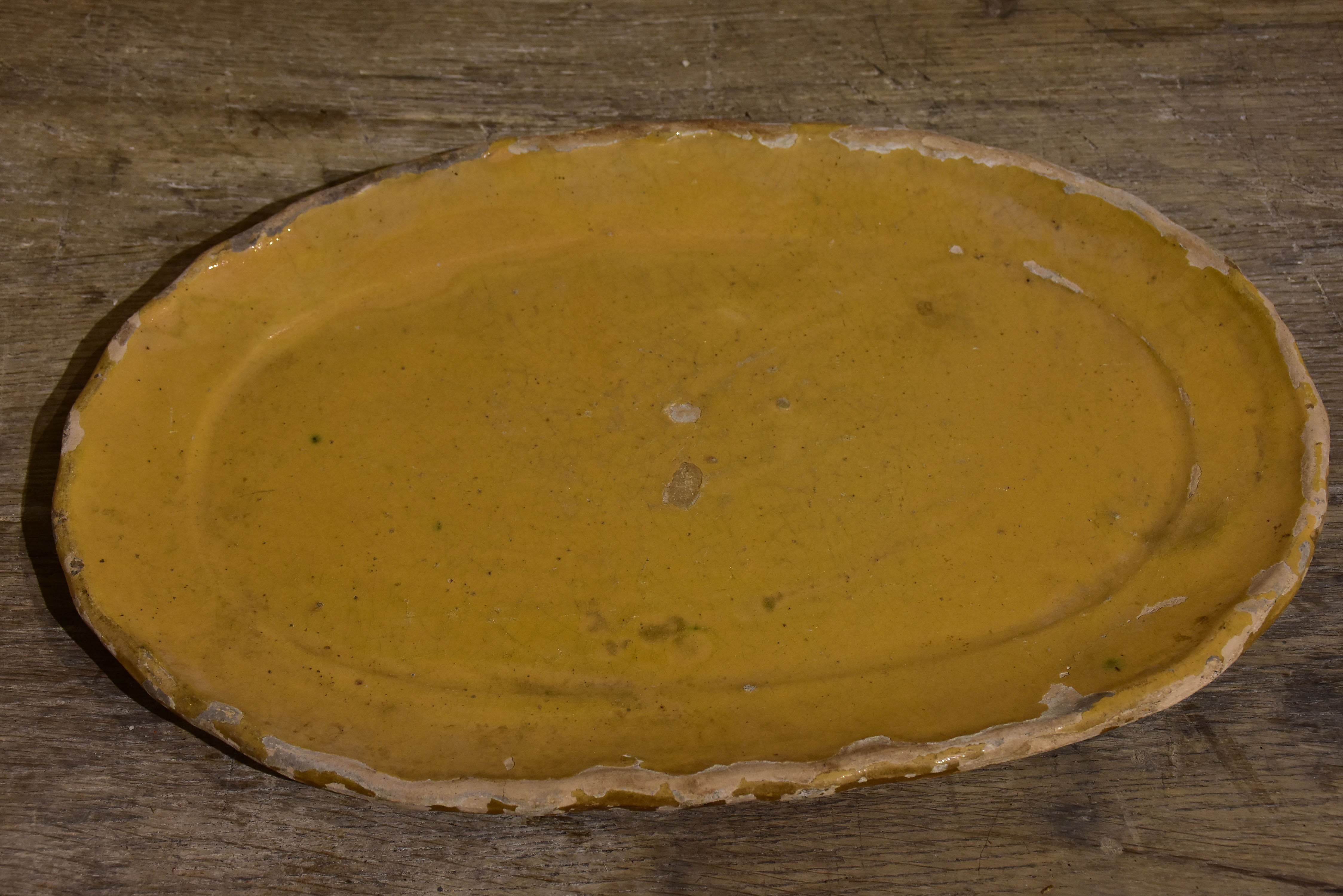 Vintage French platter from Dieulefit