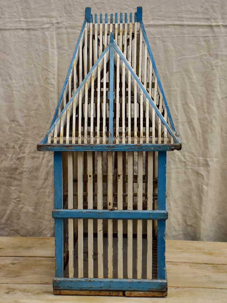 Large architectural antique French birdcage