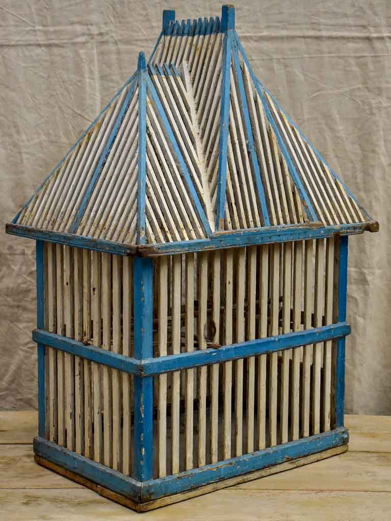 Large architectural antique French birdcage