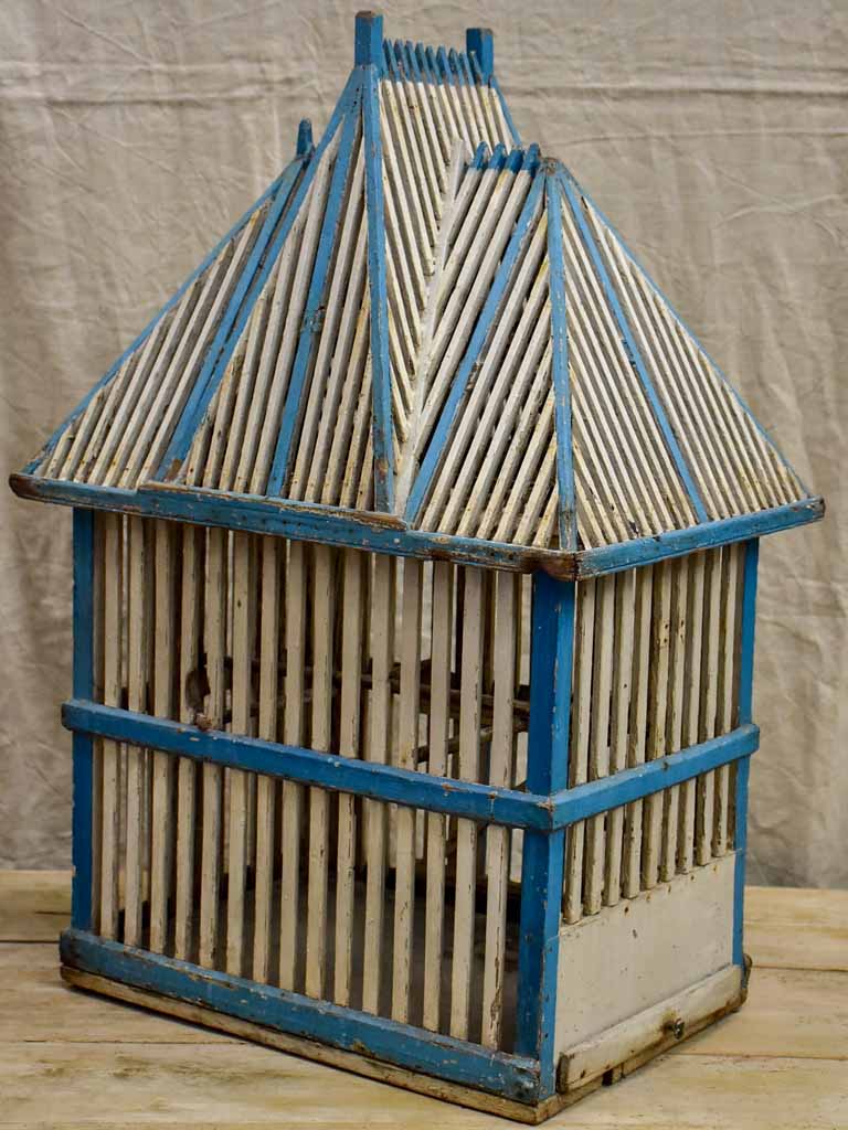 Large architectural antique French birdcage