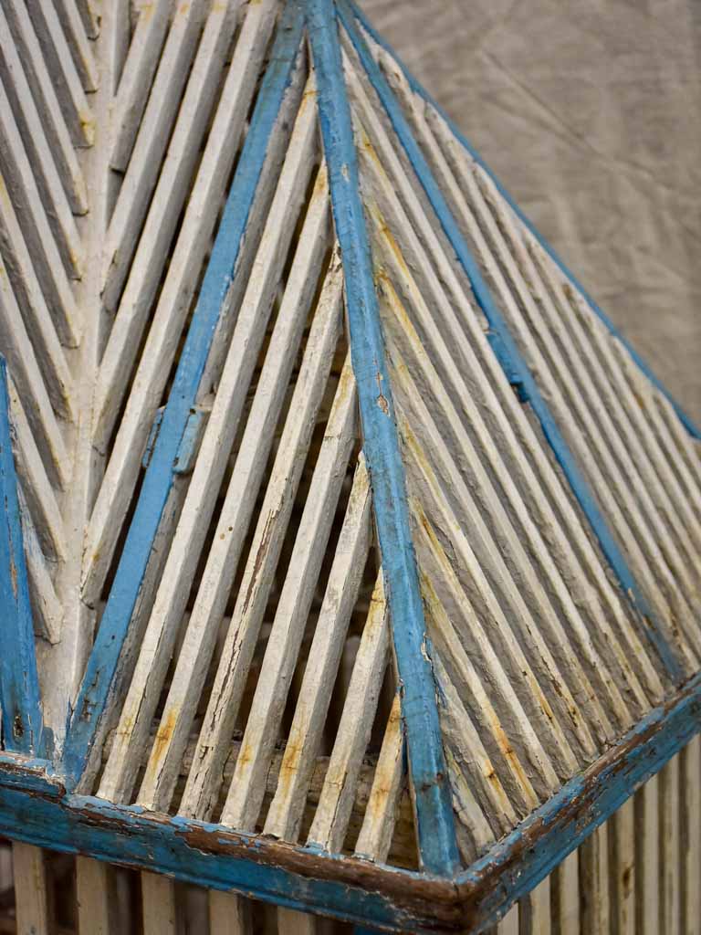 Large architectural antique French birdcage
