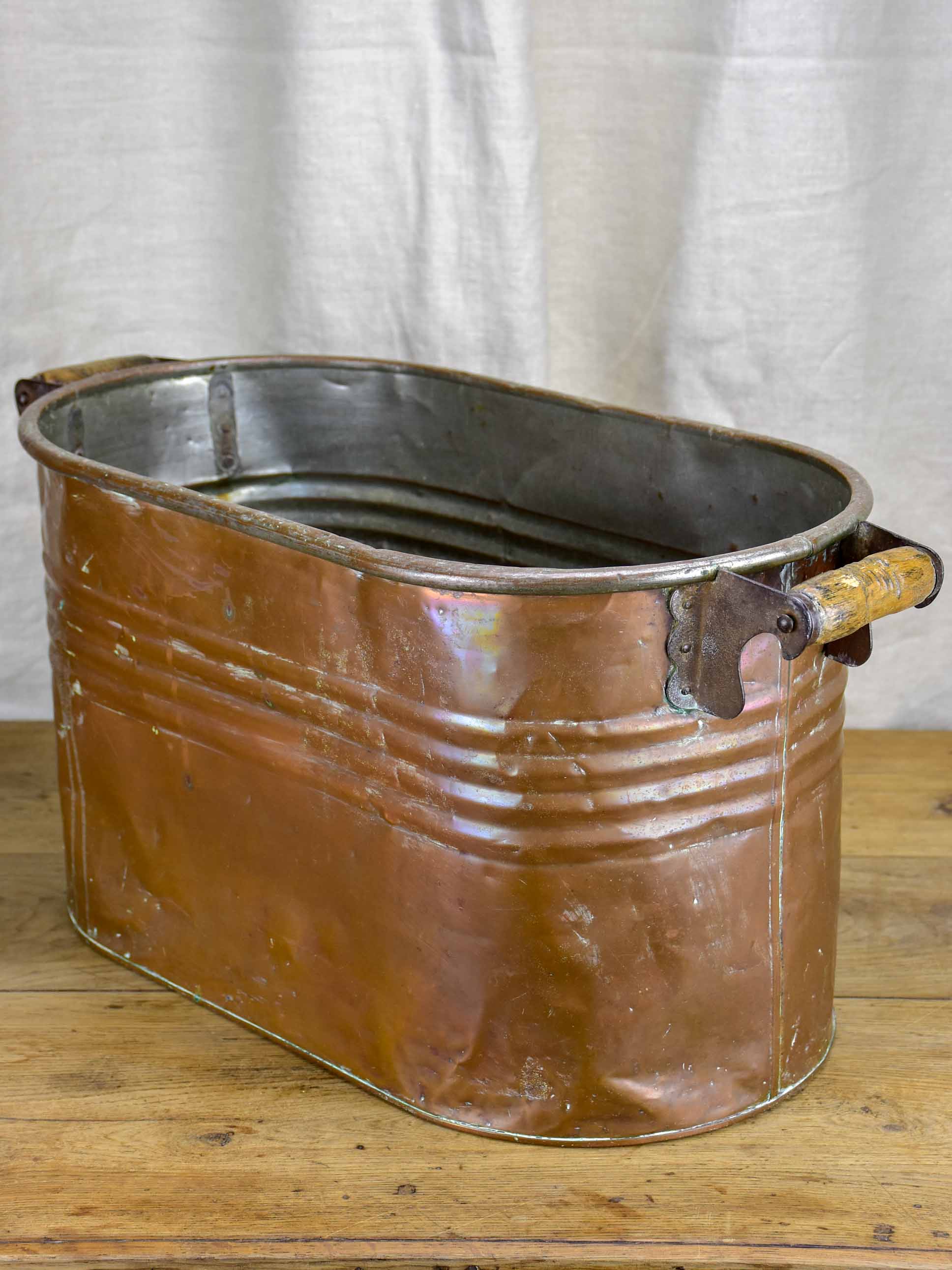 18th Century French copper children's bath