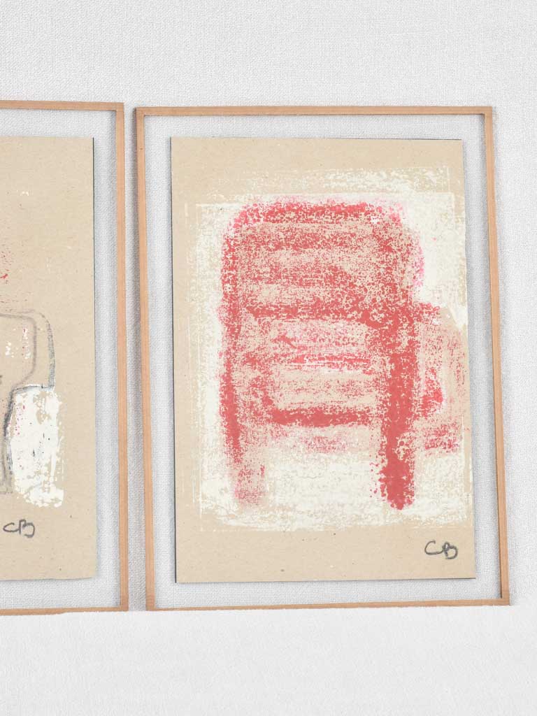 Set of 2 chairs - Caroline Beauzon 9" x 13"