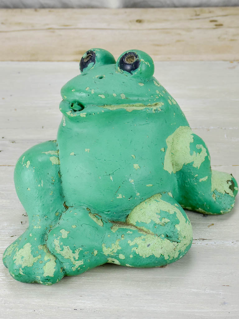 Mid century fountain in the shape of a frog