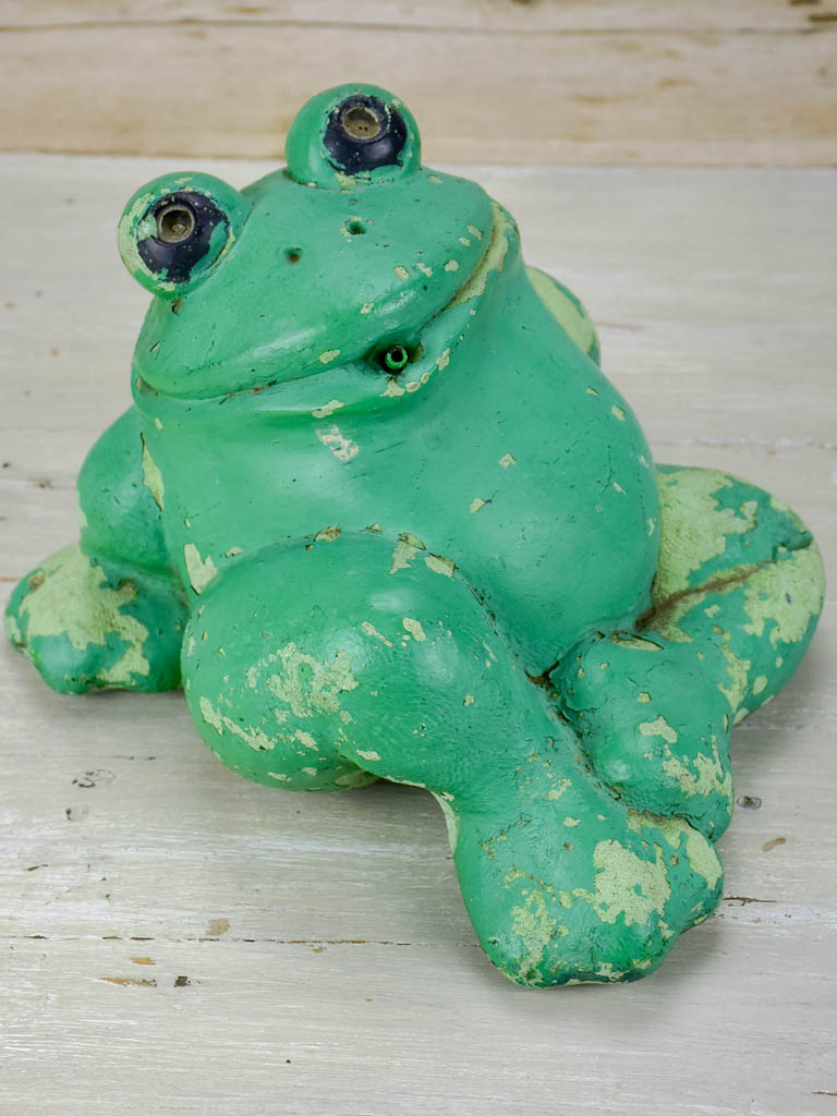 Mid century fountain in the shape of a frog