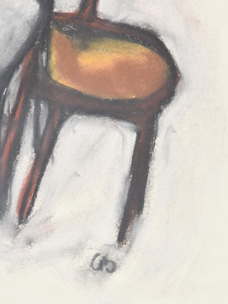 Set of THREE chairs - Caroline Beauzon 13½" x 18"