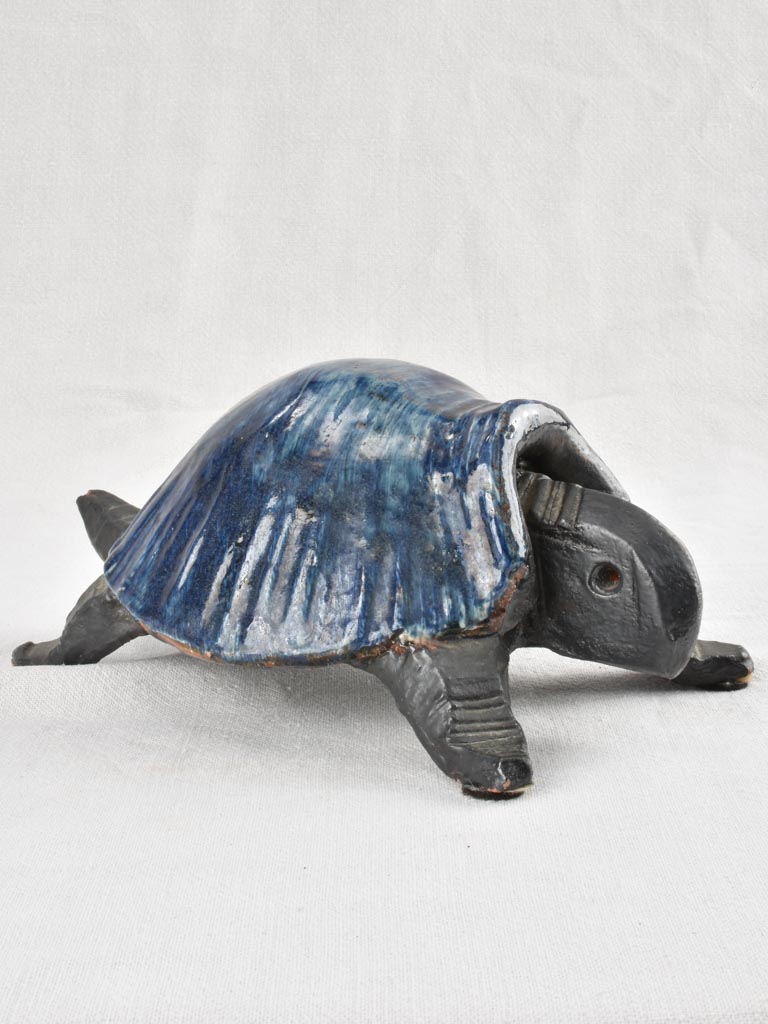 D. Pouchain ceramic turtle sculpture 1960 - 12¼"