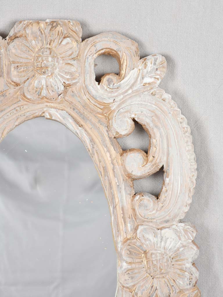 Mirror, carved frame, Italian, 19th century 20" x 32"