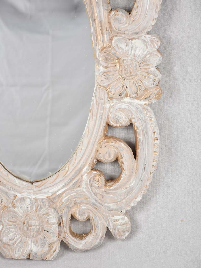 Mirror, carved frame, Italian, 19th century 20" x 32"