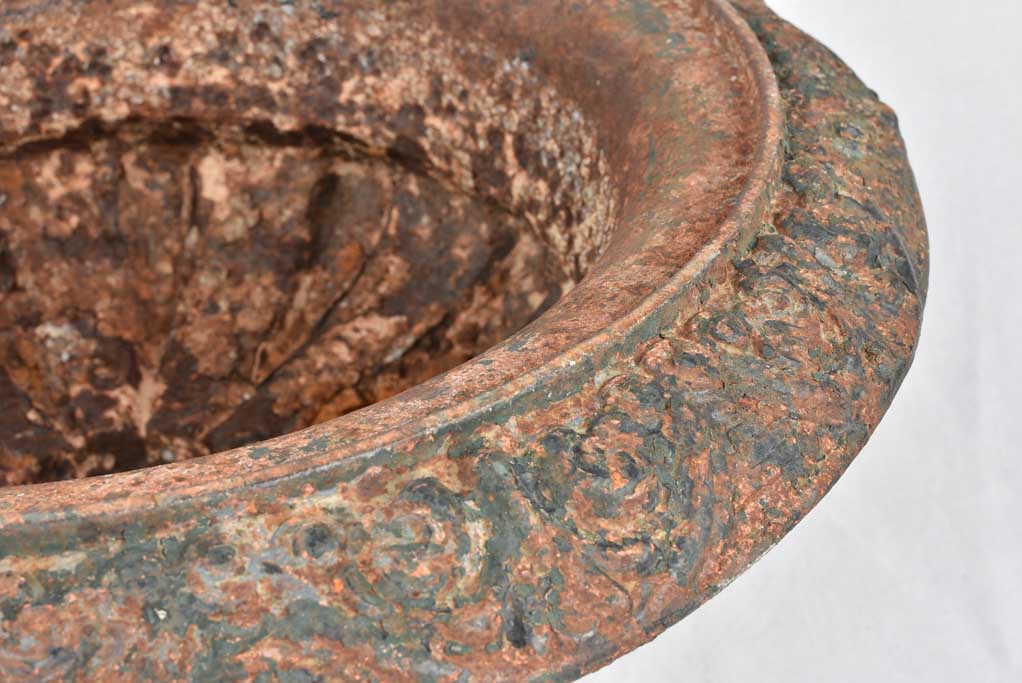 Distressed finish French Medici urn