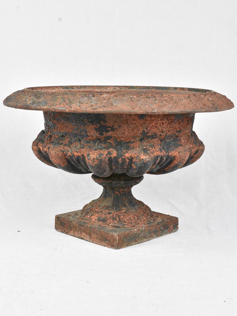 Large cast iron Medici urn