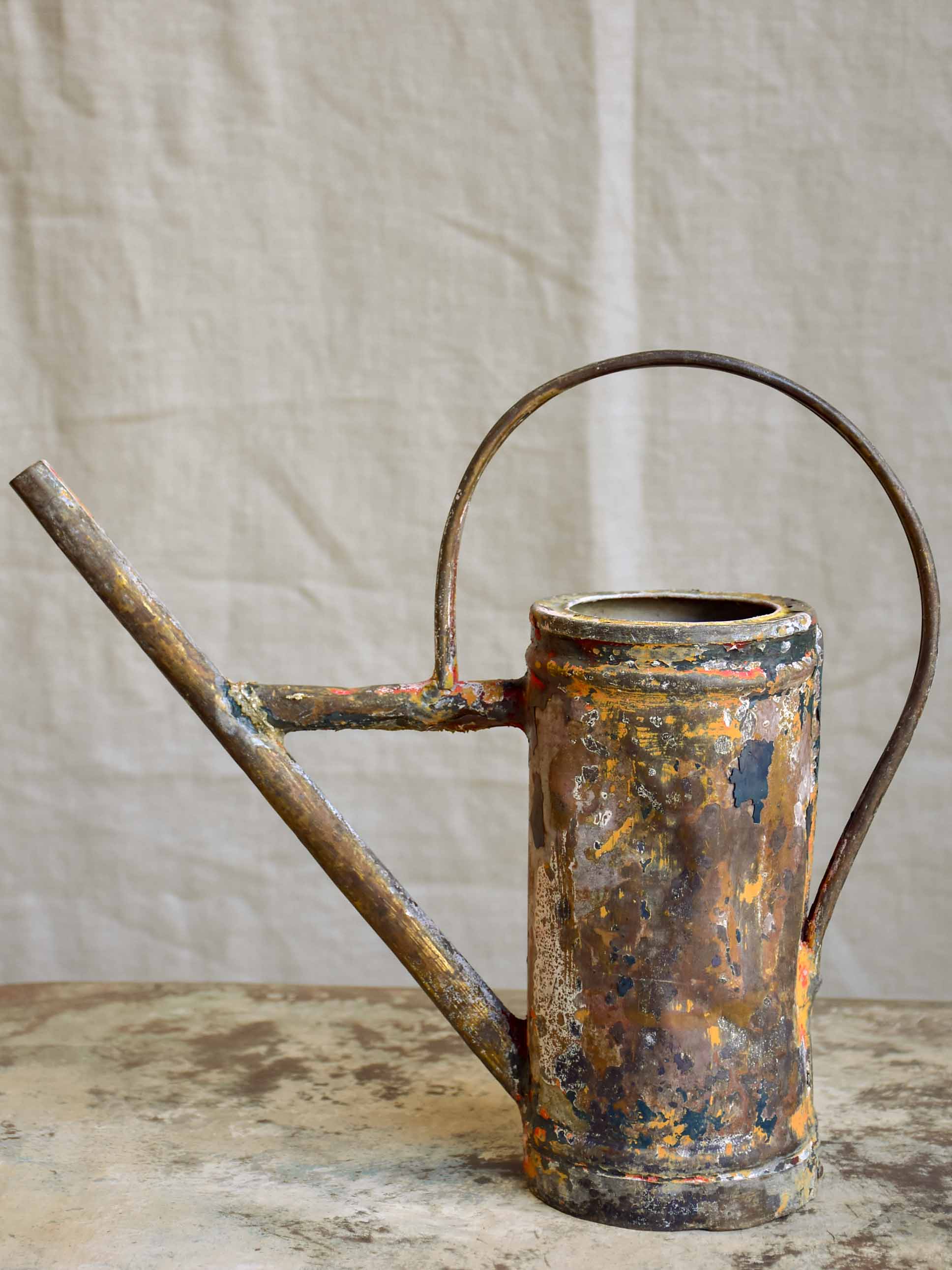 Small antique French copper watering can